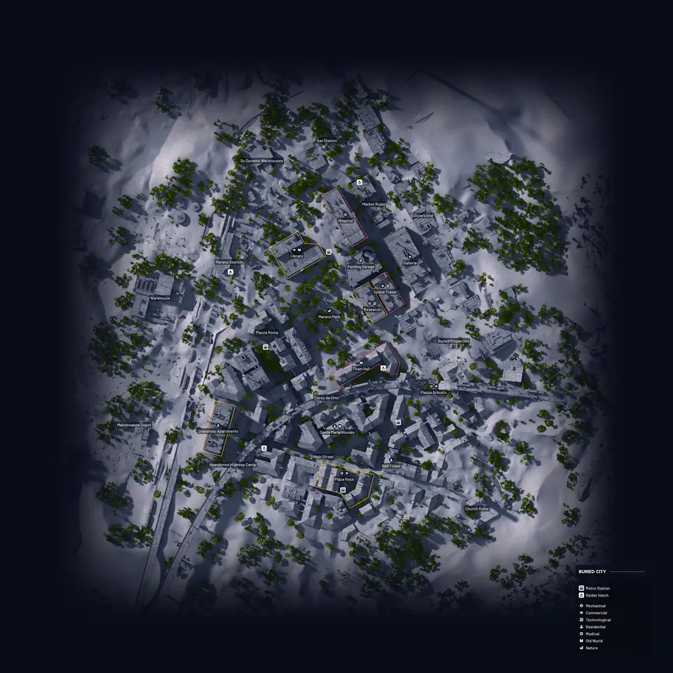 Begrabene Stadt